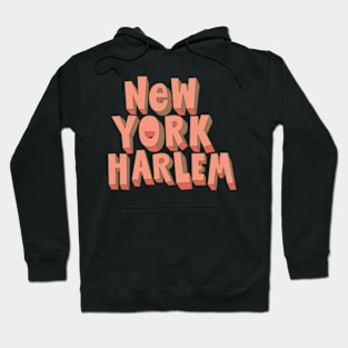 Vibrant Harlem Vibes: Dive into the Hip, Colorful Design of NYC's Iconic Neighborhood Hoodie